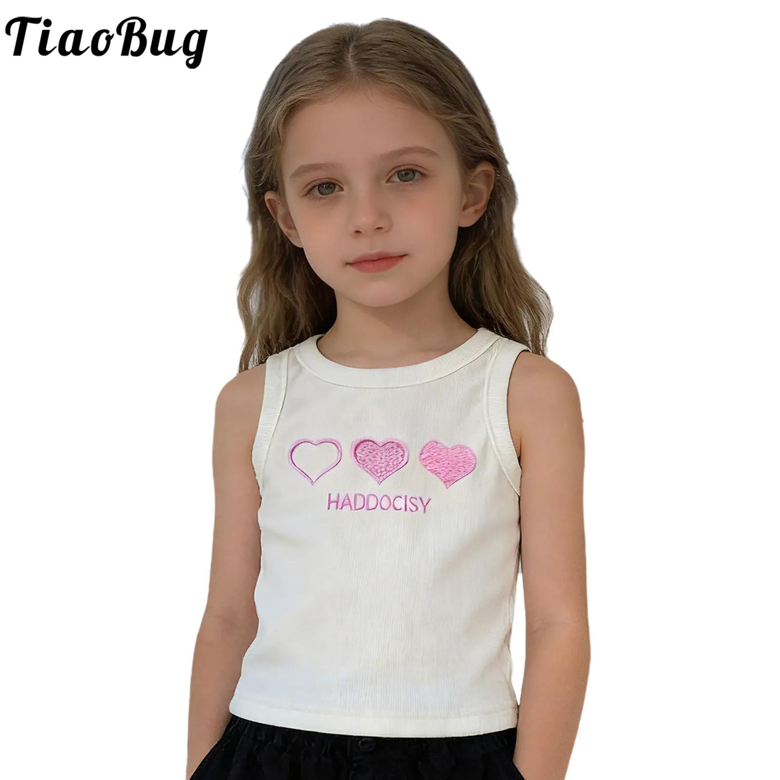 Tank Top Ribbed - Çocuk Kız Spor Salonu Fitness Egzersiz