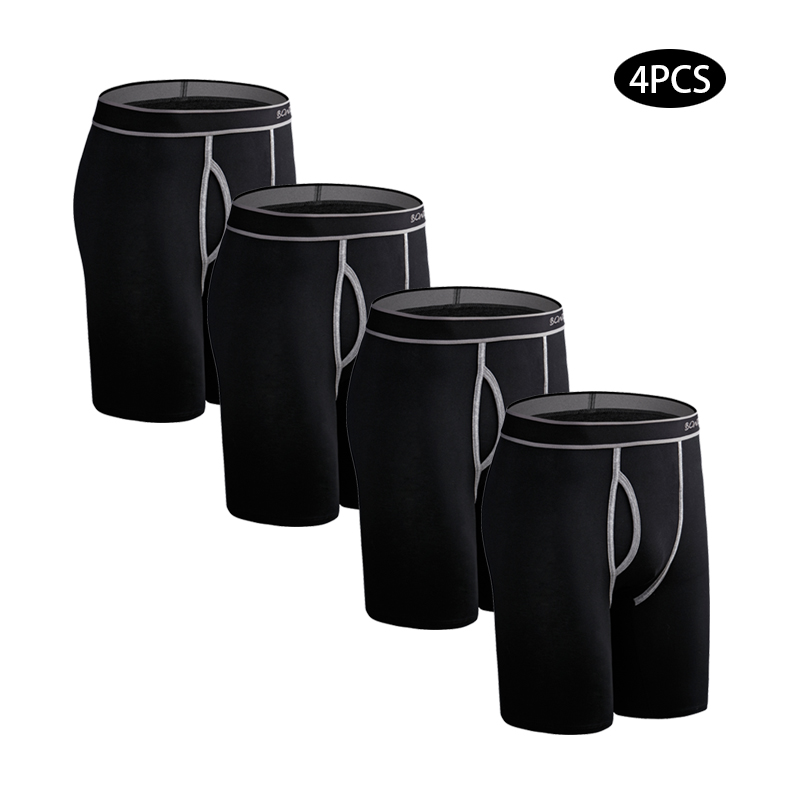 Boxer Brief Pack Cotton - 4 adet uzun pamuklu iç çamaşırı