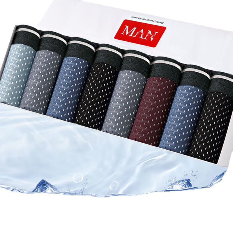 8 adet/grup erkek Külot Buz Ip - Boxer Shorts Modal incelemesi ve fiyatı