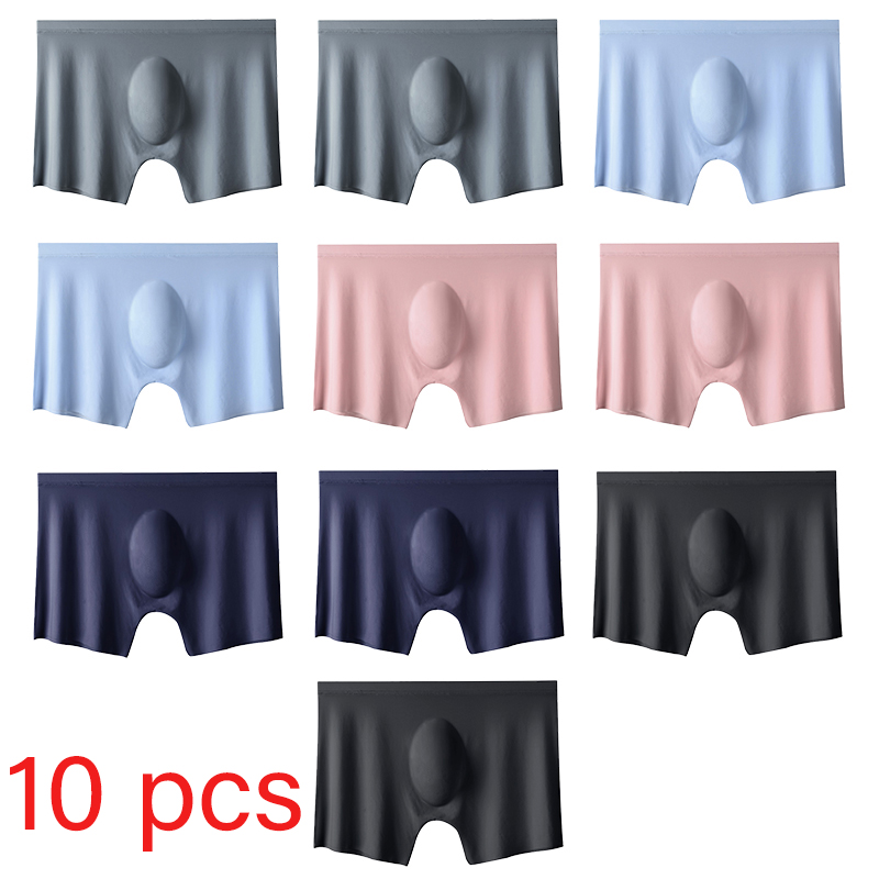 10 adet/grup erkek Yaz Buz Ipe - Boxer Shorts Modal incelemesi ve fiyatı